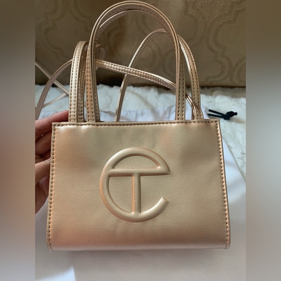 Small copper Telfar shopping bag - Picture 3 of 16